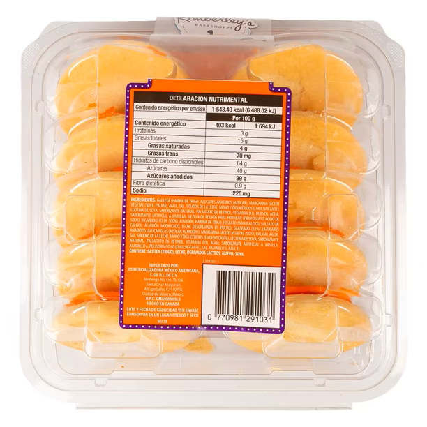 981055623-1l Galletas Glaseadas Halloween Kimberley's Sabor Vainilla 383 g