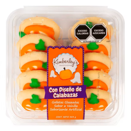 981055623-2l Galletas Glaseadas Halloween Kimberley's Sabor Vainilla 383 g