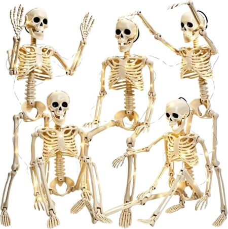 71478OkNsdL._AC_SX679_ Decoración de Halloween y Día de los Muertos Calaveras Simuladas