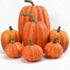7 Cien Piezas De Calabaza Decorativa De Halloween Artificial
